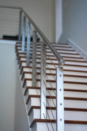 1 - 2/3" Tubular Stainless Steel Handrail (E001, E4801) - Stair Parts USA
