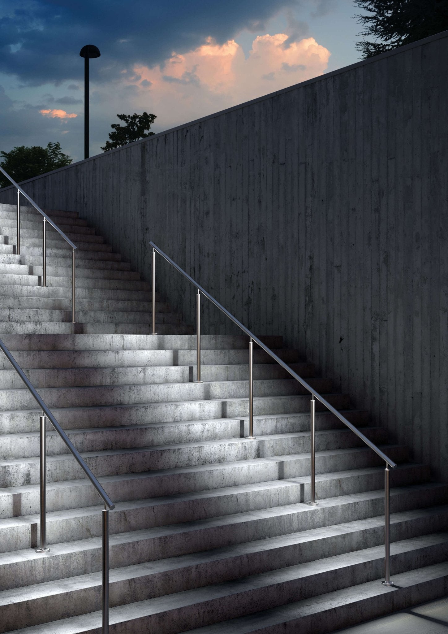 1-2/3" Tubular Stainless Steel Handrail (E001, E4801)