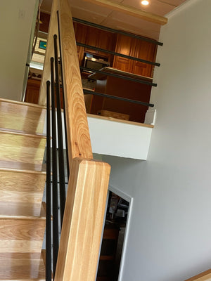 6002: Contemporary Small 2 - 13/16"W x 1 - 5/8"H Handrail (6002) - Stair Parts USA