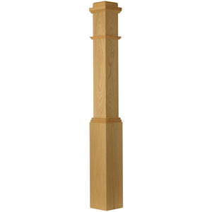 American 6-1/4" X 55" 4091 Plain Box Newel (4091)