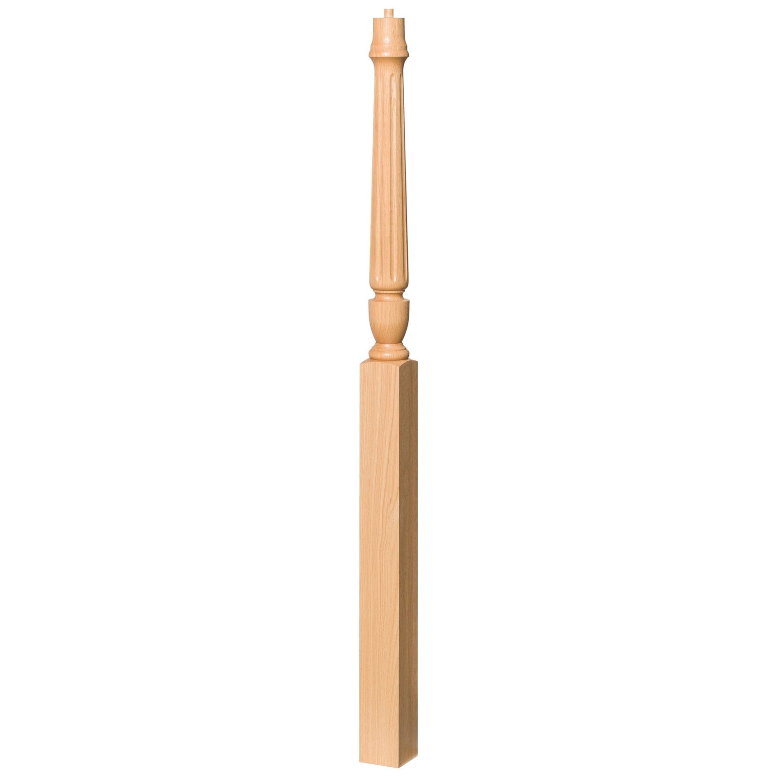 Bunker Hill 3 - 1/2" 3015 Pin Top Turned Newel (3015, 3015F, 3015T, 3018, 3018F, 3018T) - Stair Parts USA