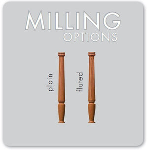 Colonial 3" 4010/4011 Pin Top Turned Newel (4010, 4011, 4010F, 4011F) - Stair Parts USA