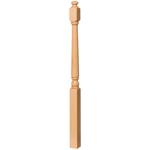 Colonial 3" 4040A Turned Newel (4040A, 4042A, 4043A, 4048A) - Stair Parts USA