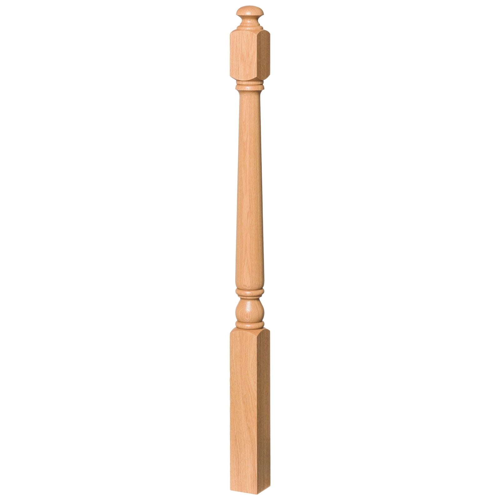 Colonial 3" 4040A Turned Newel (4040A, 4042A, 4043A, 4048A) - Stair Parts USA