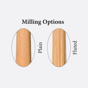 Colonial 3" x 60" 4045A 10" Long Block Turned Newel (4045A, 4045AF) - Stair Parts USA