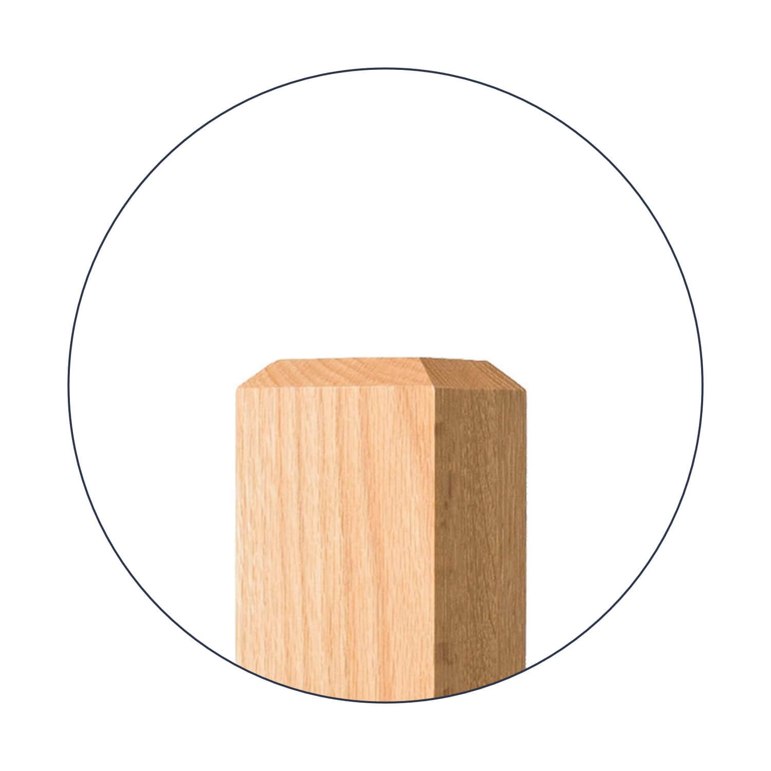 Contemporary 3 - 1/2" 4002 - F FLUTED Newel w/Chamfered Top (4002 - 48F, 4002 - 60F) - Stair Parts USA