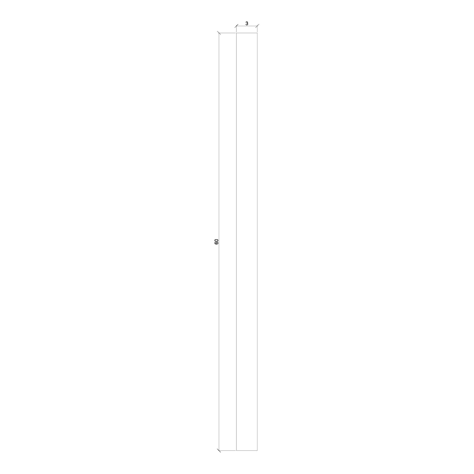 Contemporary 3" 4001 Newel (4001-48, 4001-60, 4001-72)