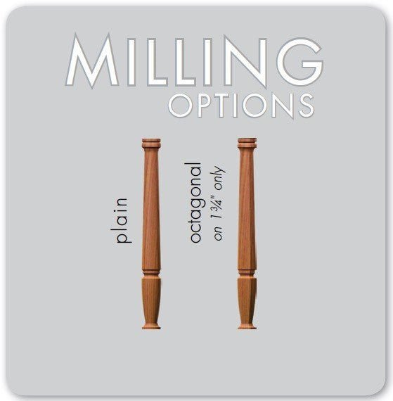 Contemporary 3" 4001 Newel (4001-48, 4001-60, 4001-72)