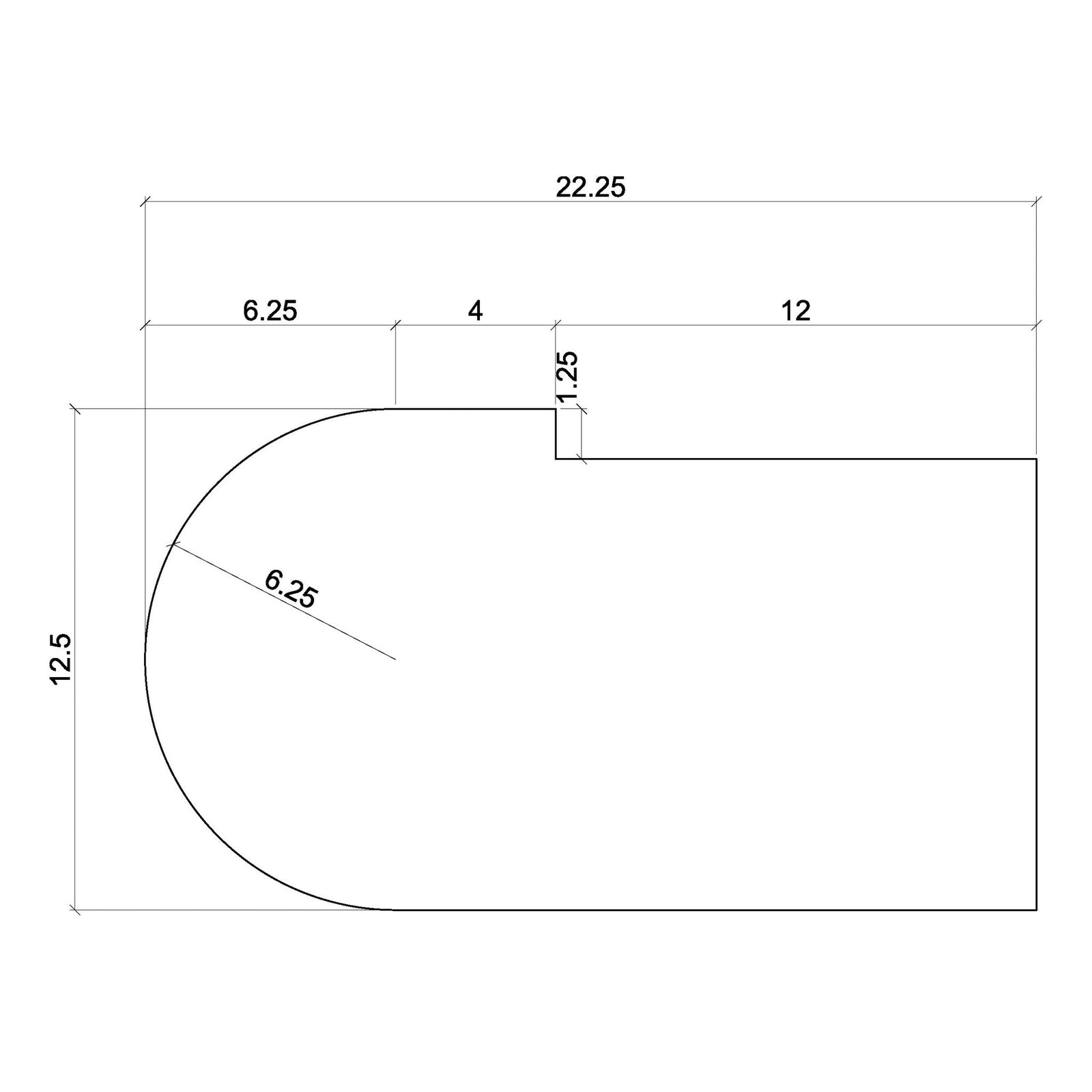 False End Starting Step & Riser - Standard Size - 8010 - 2 - Stair Parts USA