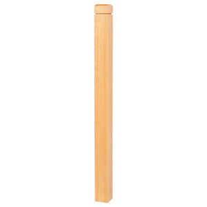 Farmhouse Series, 3-1/2" Newel, Chamfered Top with Groove (4602-48, 4602-56, 4602-60)
