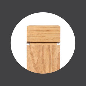 Farmhouse Series, 3" Newel, Flat Top with Groove (4102 - 48, 4102 - 54, 4102 - 60) - Stair Parts USA