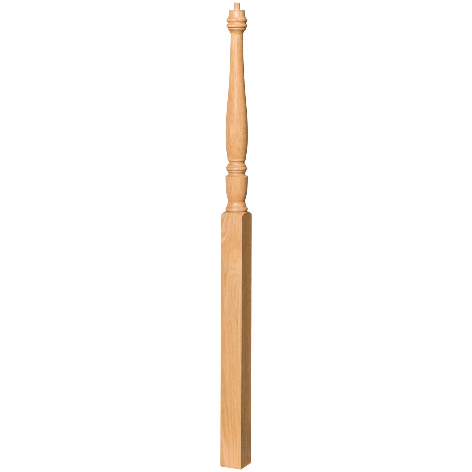 Georgia 3" x 60" 4715 Pin Top Turned Newel (4715, 4715F, 4715T) - Stair Parts USA