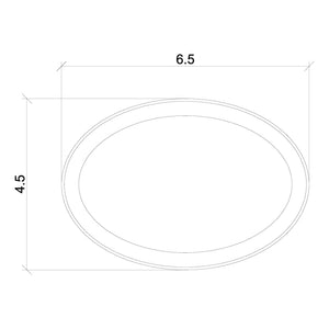 Handrail Terminating Wall Rosettes (Round, Square, Rectangle, Oval, Large Oval) - Stair Parts USA
