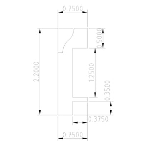 L Bracket Newel Fastening System for 3" (3009) or 3 - 1/2" Newels (3019) - Stair Parts USA
