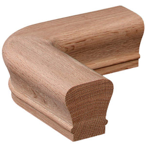 Level Quarter Turn Fitting for 6710 Handrail (7711) - Stair Parts USA