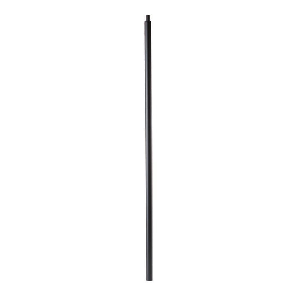 1 - 3/16" x 48"H Round Hollow Iron Newel (9501HN - SB - 48) - Stair Parts USA