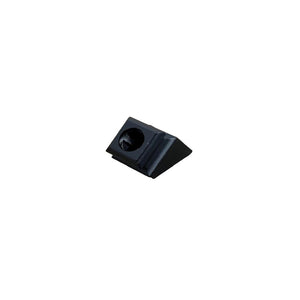 Angled Shoe w/ set screw for Round 9/16" Hollow Iron Baluster (9063RS - 9/16R) - Stair Parts USA