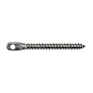 Extended Length Lag Eye For Wood posts using 1/8" or 3/16" Stainless Steel Cable Wire (LE - 6L) - Stair Parts USA