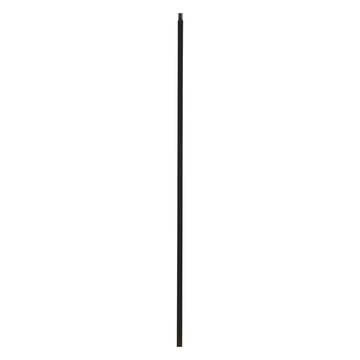 Satin Black Mega Series: Plain Square, Hollow Iron Baluster, 3/4" Square × 44"H (9900TB) - Stair Parts USA