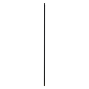 Satin Black Mega Series: Plain Square, Hollow Iron Baluster, 3/4" Square × 44"H (9900TB) - Stair Parts USA
