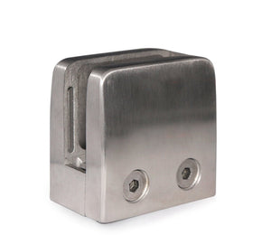 2 - 3/64" x 2 - 3/64" x 2 - 1/16"W Glass Clamp for Tube - Stair Parts USA