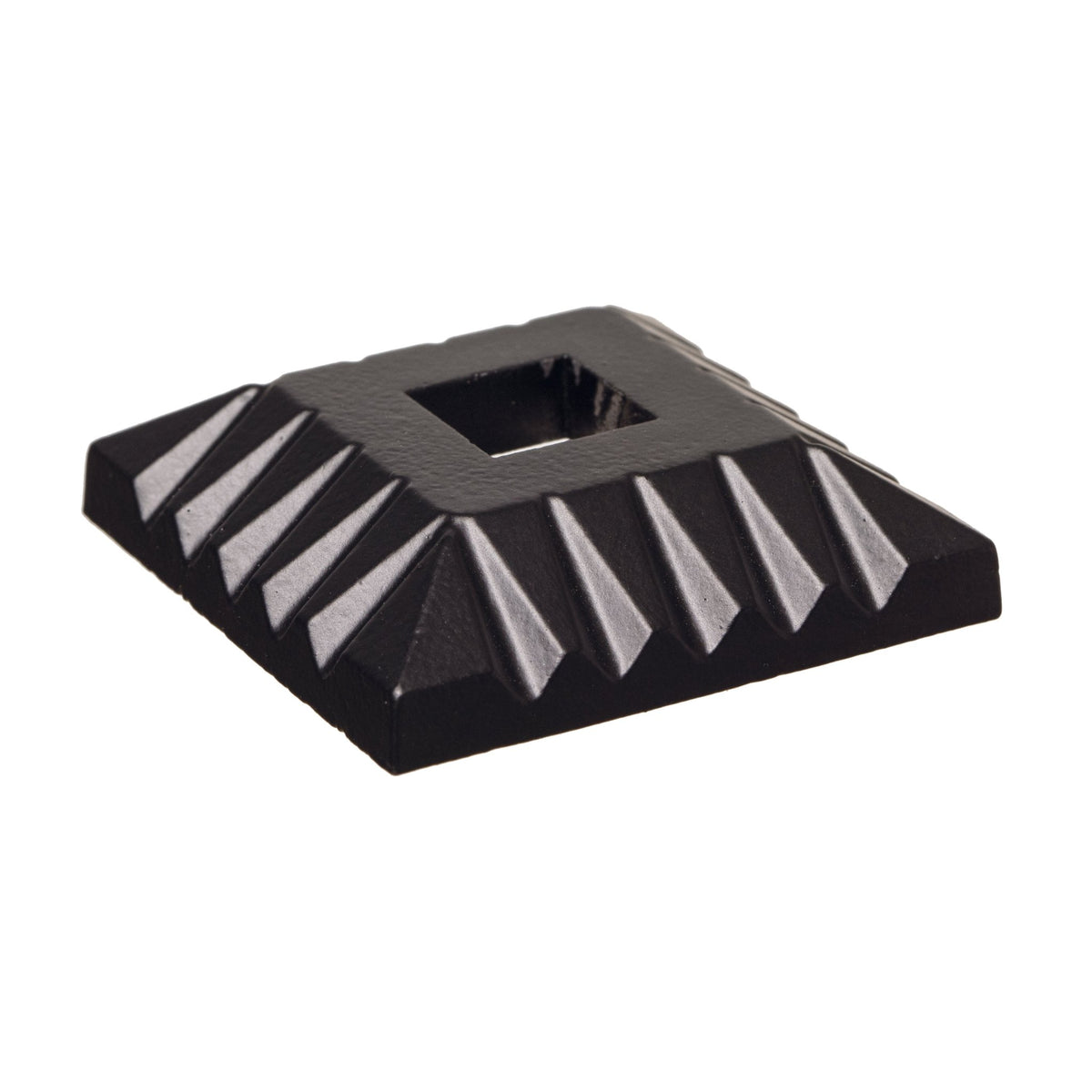 2" Flat Square Shoe for 1/2" Hollow Iron Baluster (9065FS)