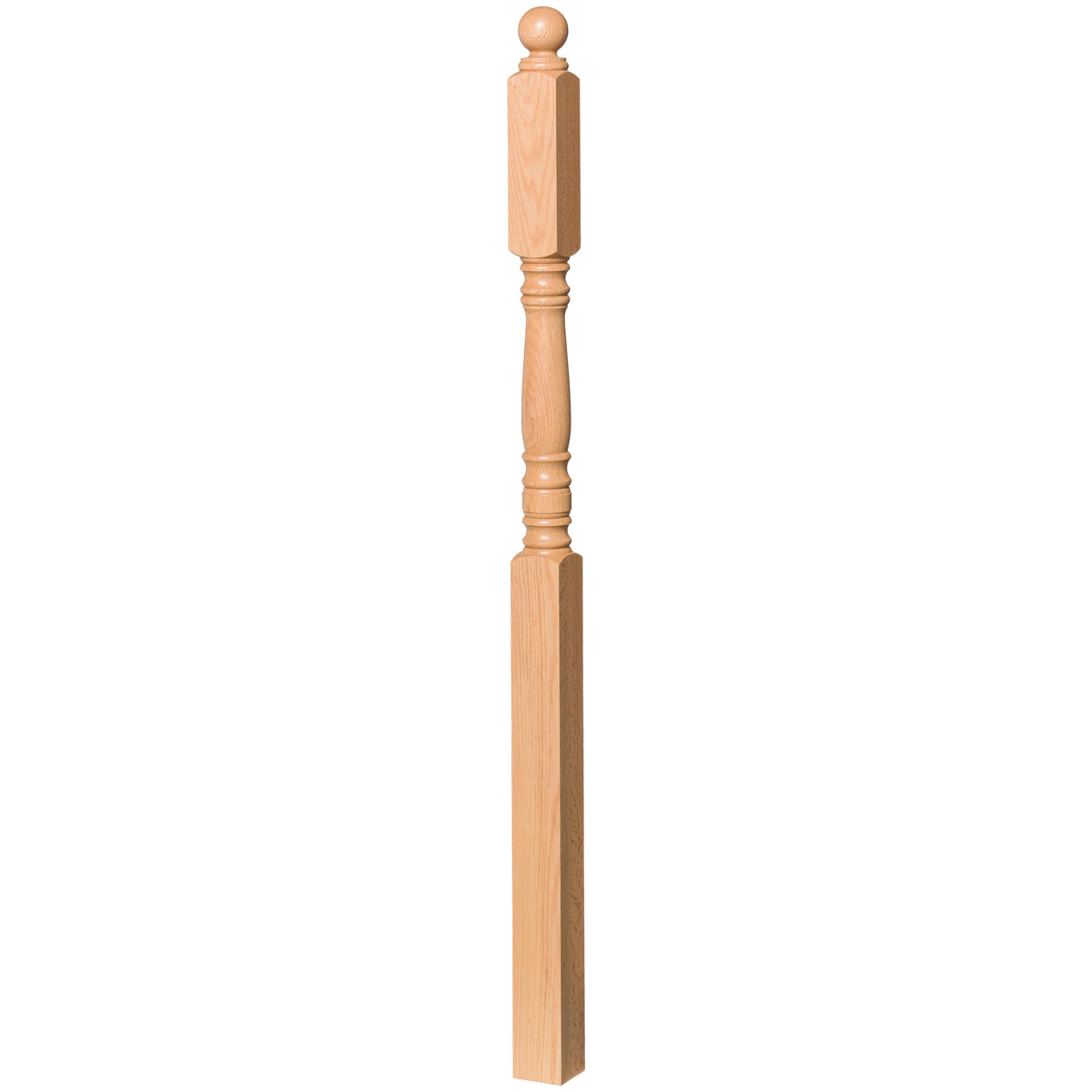 Hampton 3" x 60" 4303 Long Block Turned Newel w/Ball Top