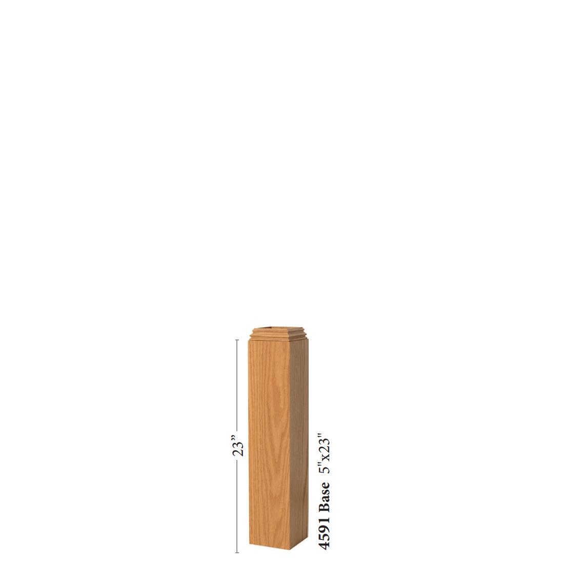 5" Sleeve for 4075 Box Newels (4591) - Stair Parts USA