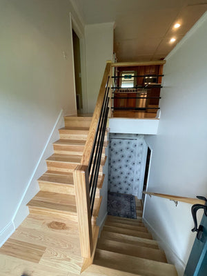 6002: Contemporary Small 2 - 13/16"W x 1 - 5/8"H Handrail (6002) - Stair Parts USA