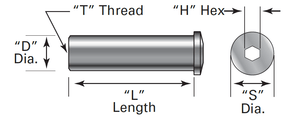 3.03" Receiver for 1/8" Stainless Steel Cable Railing (R6-52)