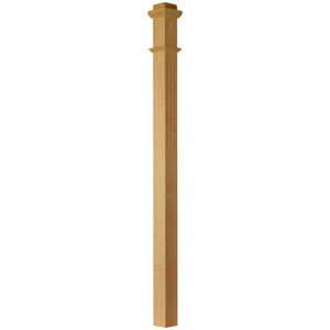 American 3-1/2" x 58" 4075F FLUTED Box Newel