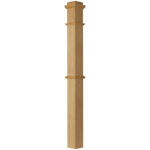 American 4 - 3/4" x 62" 4375 Plain Box Newel (4375) - Stair Parts USA