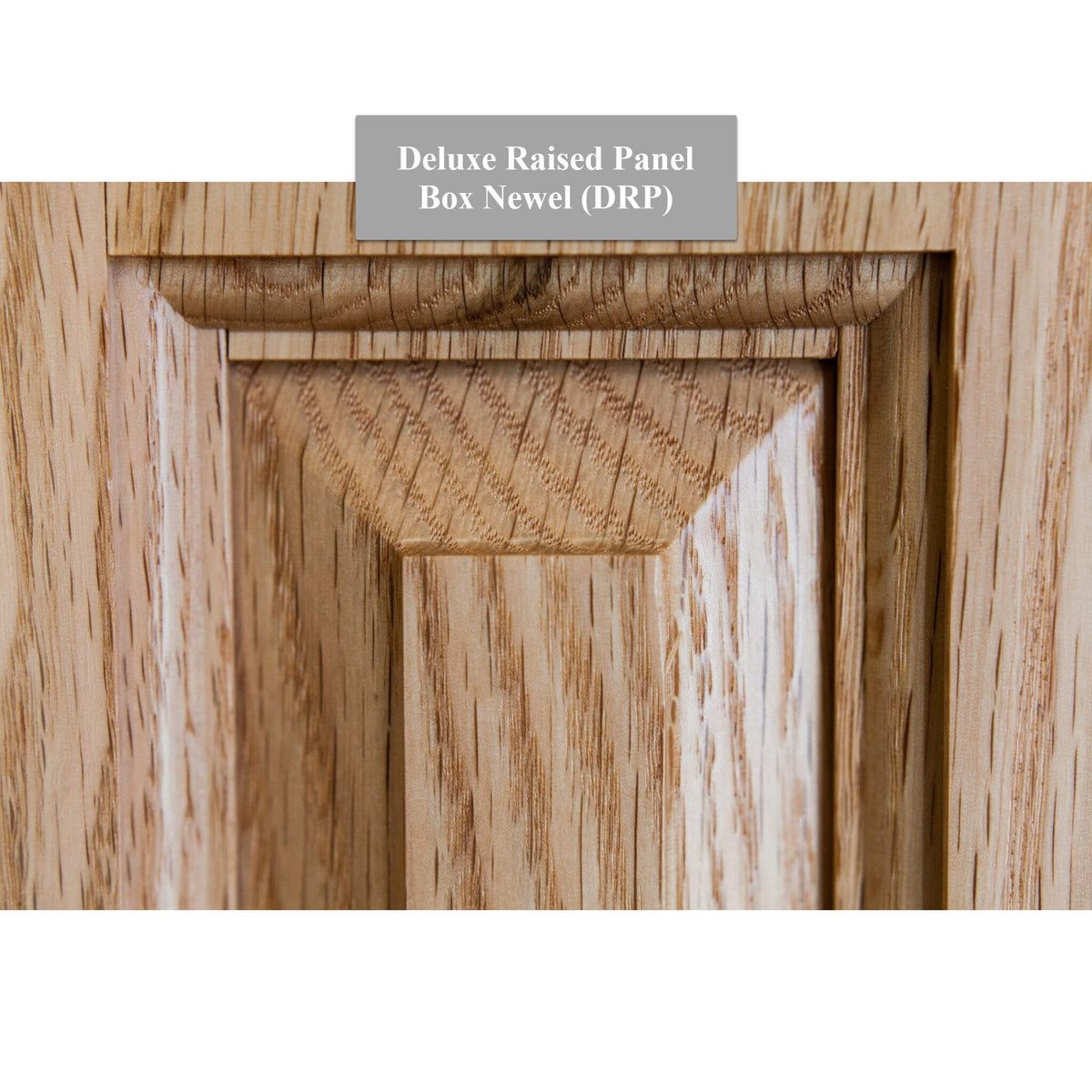 American 4 - 3/4" x 62" 4375RP Raised Panel Box Newel (4375RP, 4375DRP) - Stair Parts USA