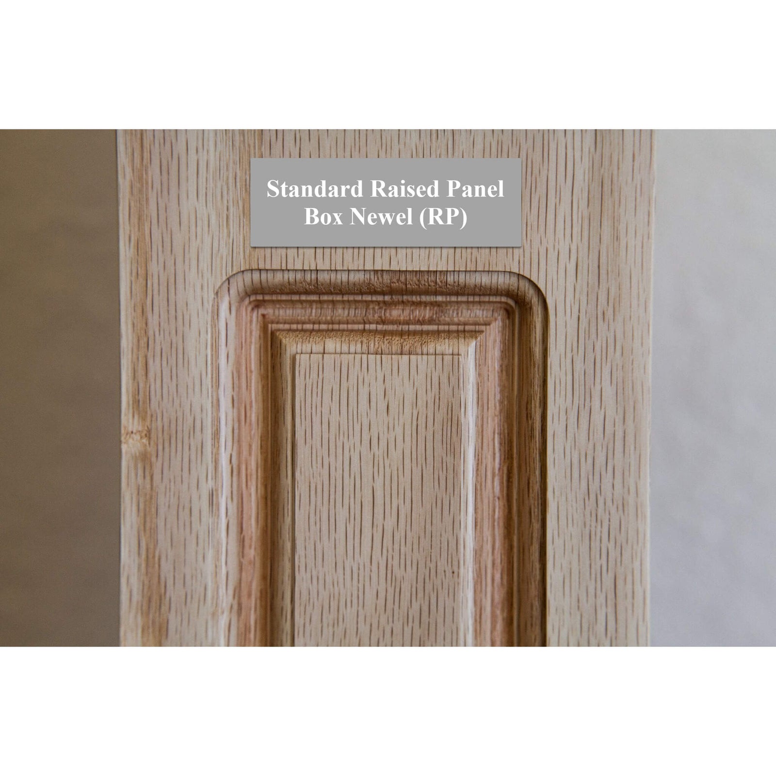 American 4-3/4" x 62" 4375RP Raised Panel Box Newel (4375RP, 4375DRP)