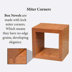 American 7 - 1/2" X 55" 4092RP Raised Panel Box Newel (4092RP, 4092DRP) - Stair Parts USA