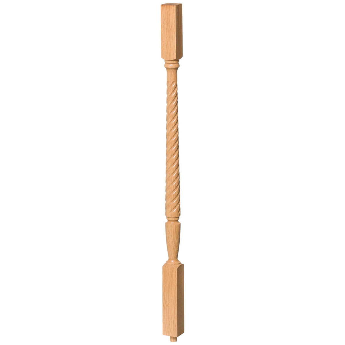Bunker Hill 1 - 3/4" 2005 Structural Rise Twisted (1 - 2 Weeks) Square Top Baluster (2005T) - Stair Parts USA