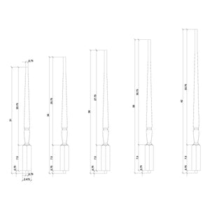Bunker Hill 1 - 3/4" Structural Rise TWISTED Pin Top Baluster (2015T) - Stair Parts USA