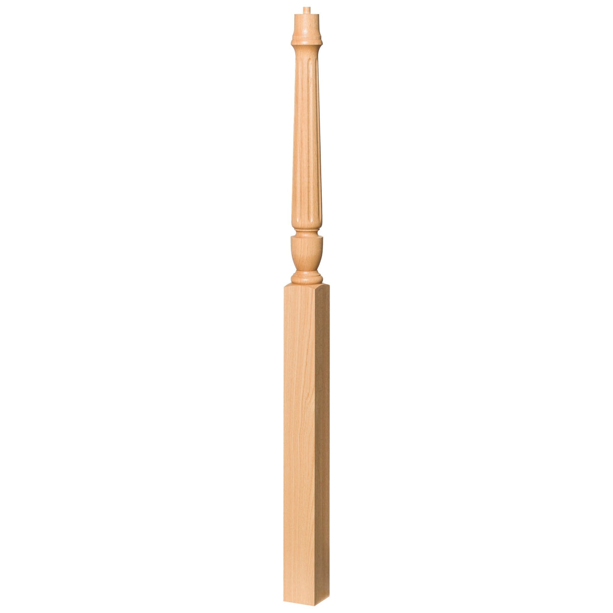 Bunker Hill 3 - 1/2" 3015 Pin Top Turned Newel (3015, 3015F, 3015T, 3018, 3018F, 3018T) - Stair Parts USA