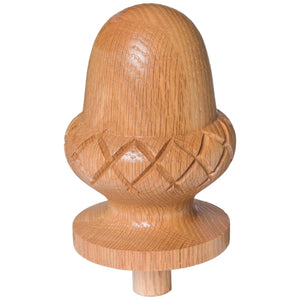 Bunker Hill CA - 411 Carved Acorn Finial - Stair Parts USA