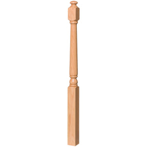 Colonial 3 - 1/4" x 54" 4182 Turned Newel w/Mushroom Top - Stair Parts USA