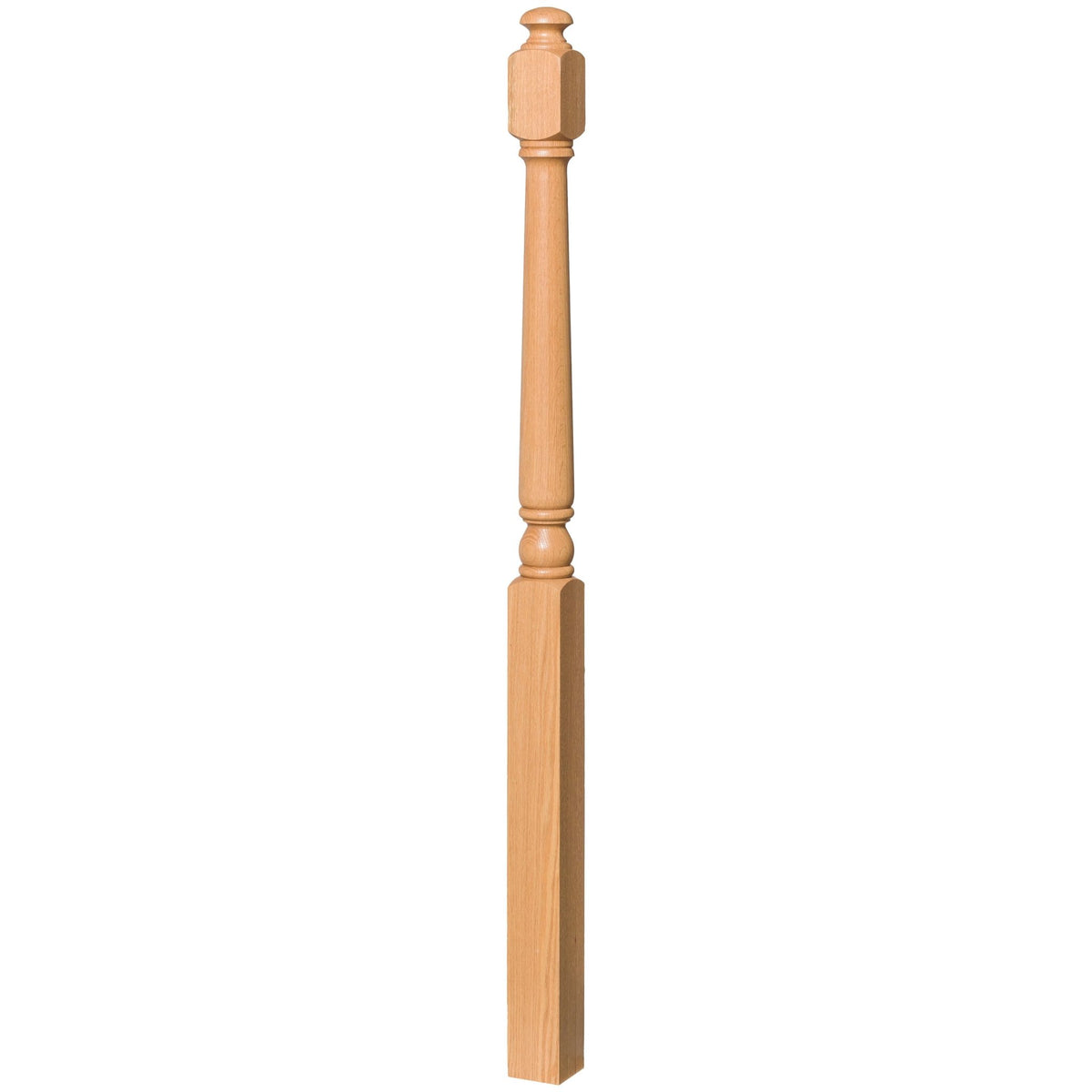 Colonial 3 - 1/4" x 60" 4183 Turned Newel w/Mushroom Top - Stair Parts USA