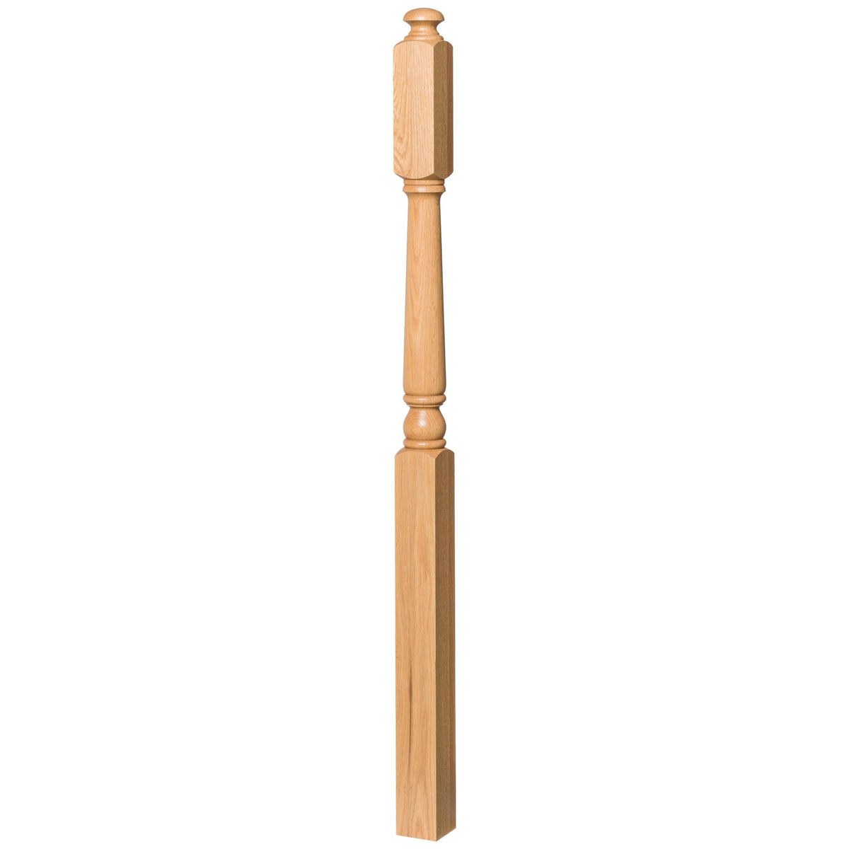 Colonial 3 - 1/4" x 60" 4185 10" Long Block Turned Newel - Stair Parts USA