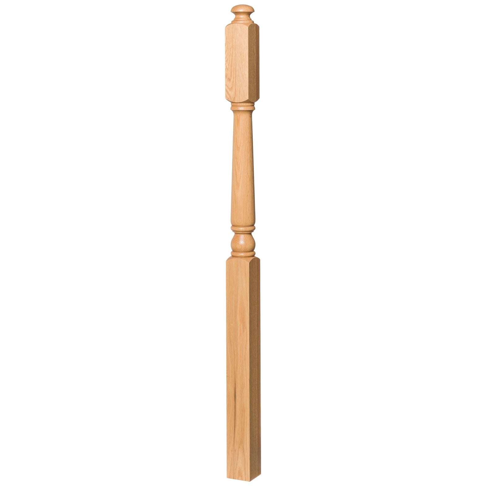 Colonial 3 - 1/4" x 60" 4185 10" Long Block Turned Newel - Stair Parts USA