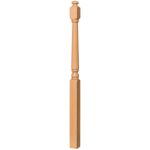Colonial 3 - 1/4" x 72" 4188 Turned Newel w/Mushroom Top - Stair Parts USA
