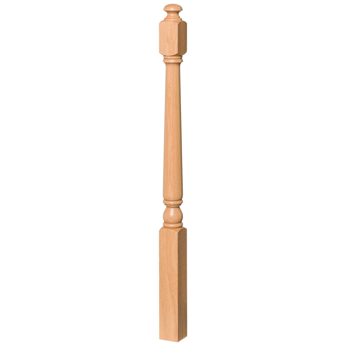 Colonial 3" 4040A Turned Newel (4040A, 4042A, 4043A, 4048A) - Stair Parts USA
