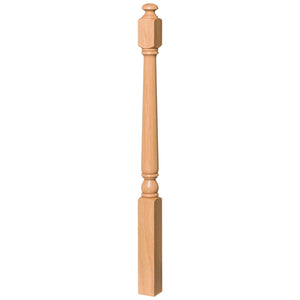 Colonial 3" 4040A Turned Newel (4040A, 4042A, 4043A, 4048A) - Stair Parts USA