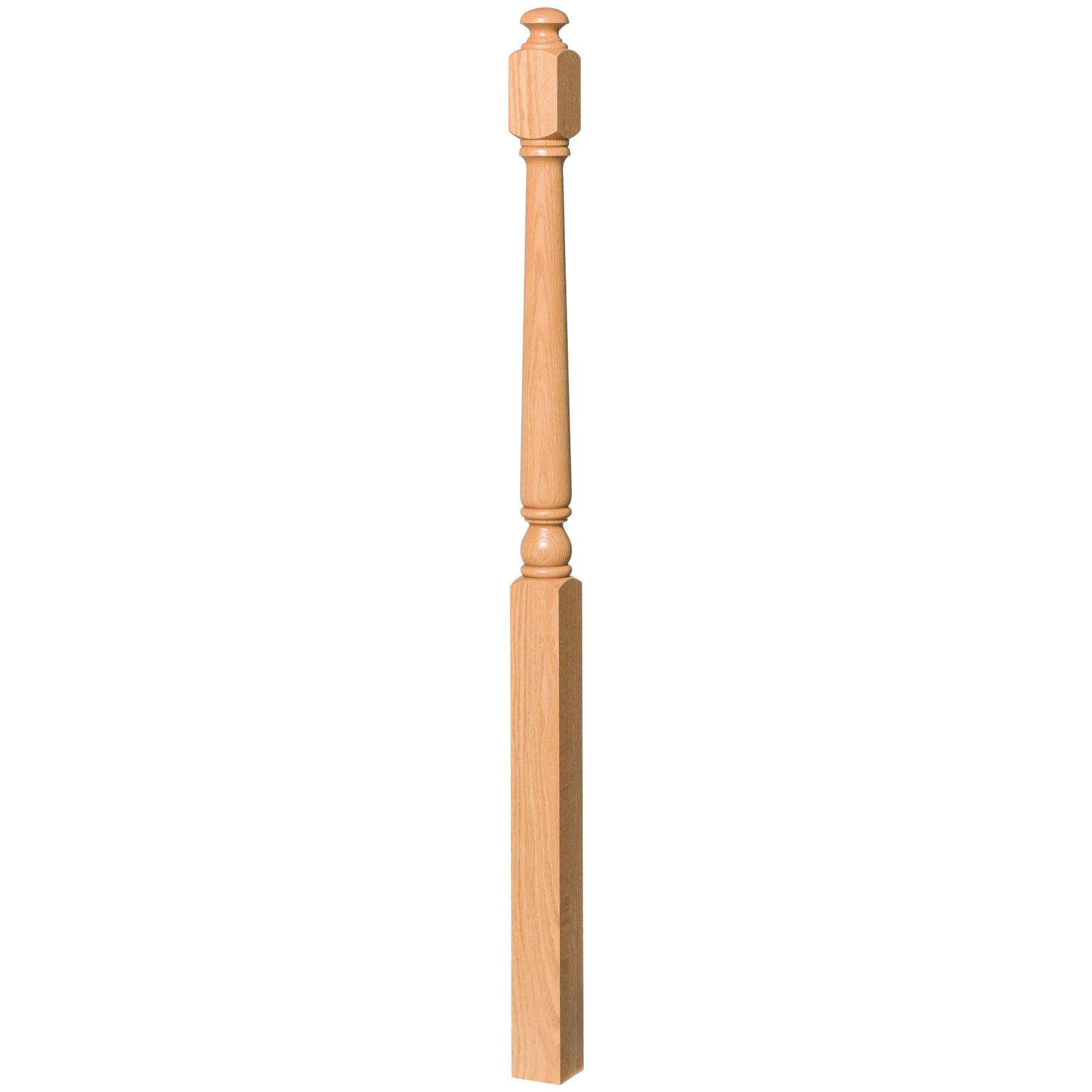 Colonial 3" 4040A Turned Newel (4040A, 4042A, 4043A, 4048A) - Stair Parts USA