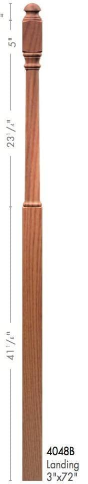 Colonial 3" x 72" 4048B Turned Newel - Stair Parts USA