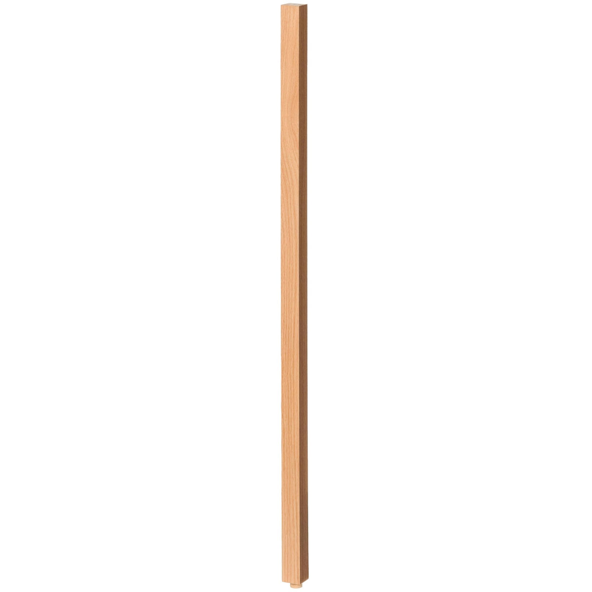 Contemporary 1 - 1/4" Plain Square Top Baluster w/Dowel (5061) - Stair Parts USA