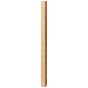 Contemporary 3 - 1/2" 4002 Turned Newel w/Chamfered Top (48" and 60") - Stair Parts USA